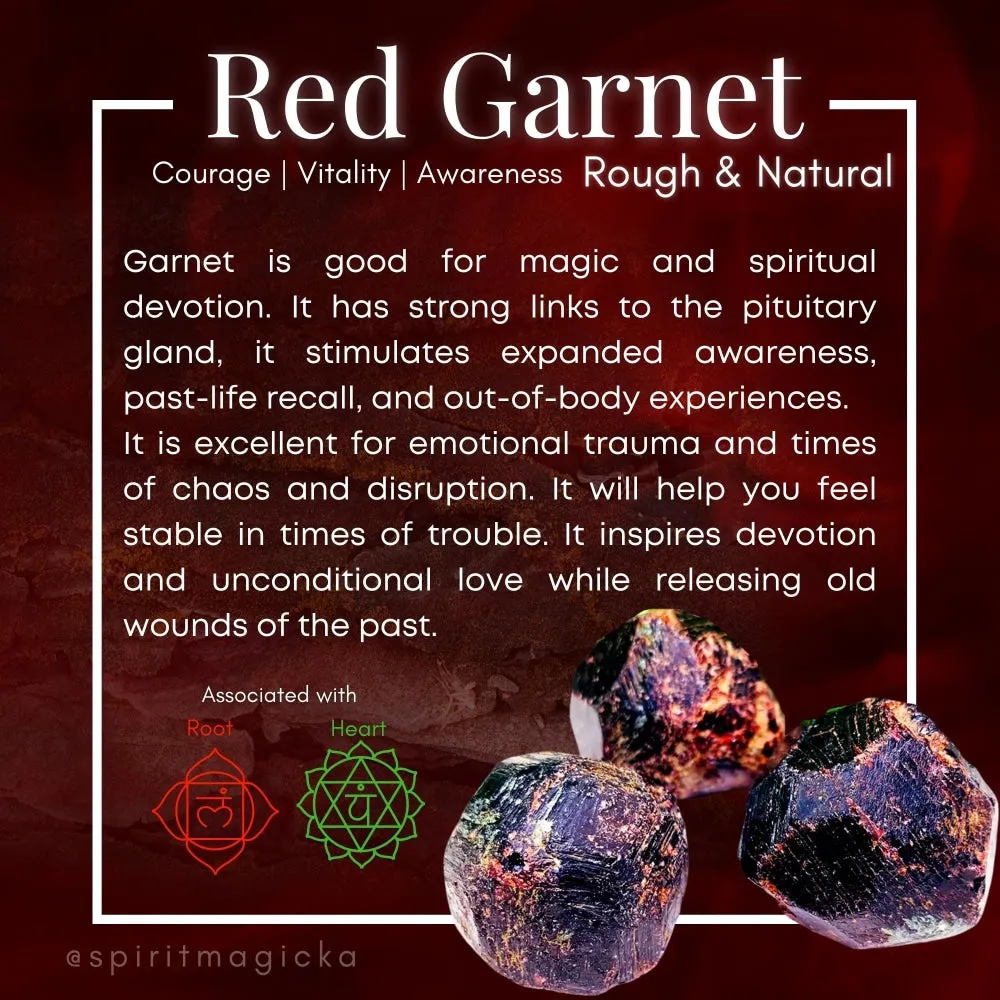 Rough Red Garnet