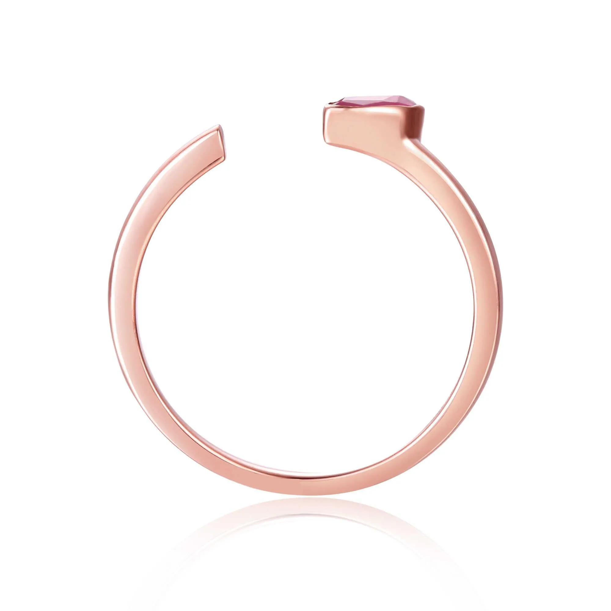 Ruby Marquise Open Midi Rings