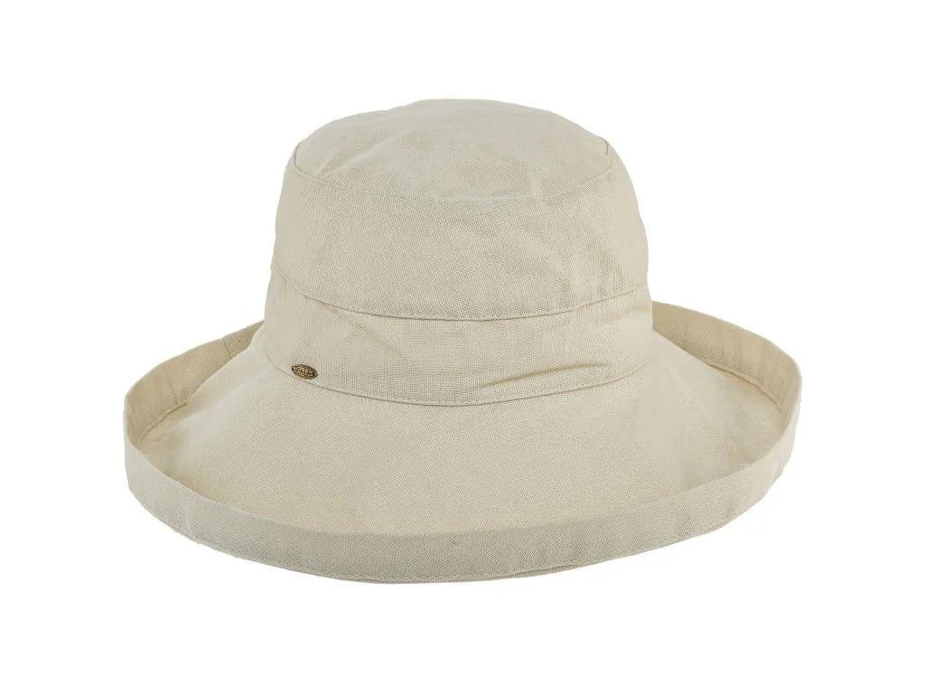 Scala Giana Cotton Upturn Sun Hat