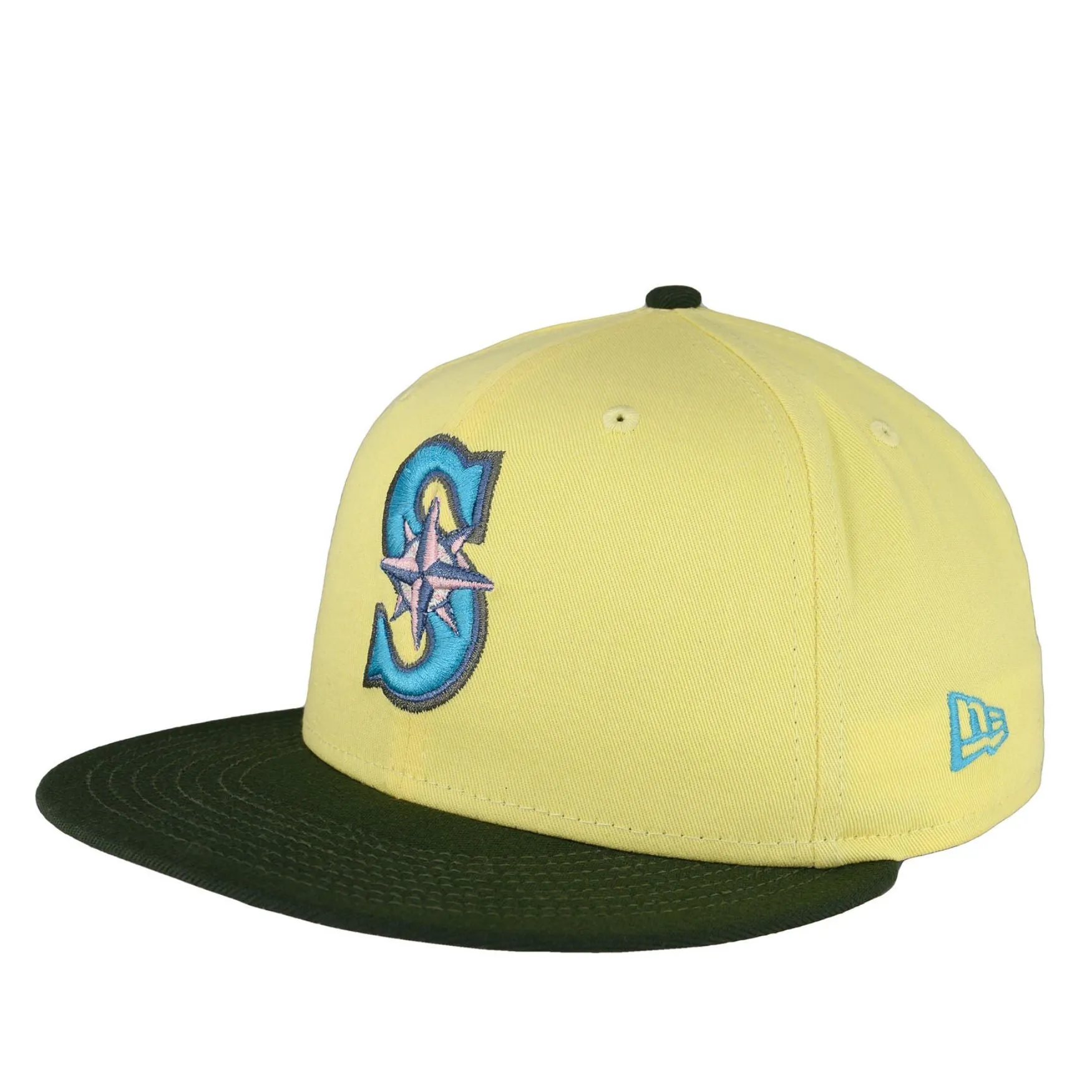 Seattle Mariners Soft Yellow 30th Anniversary New Era 59FIFTY Fitted Hat