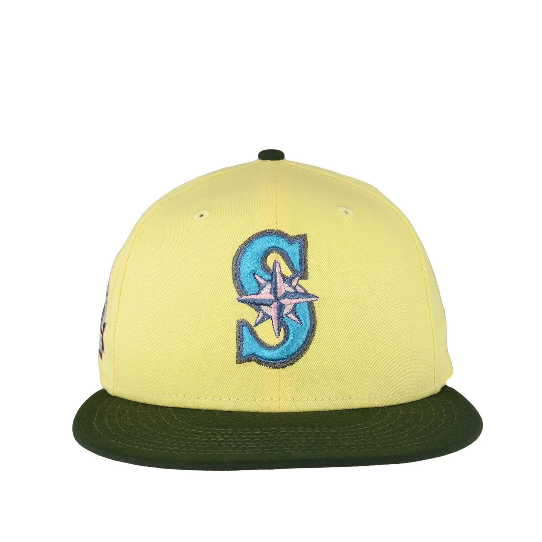 Seattle Mariners Soft Yellow 30th Anniversary New Era 59FIFTY Fitted Hat