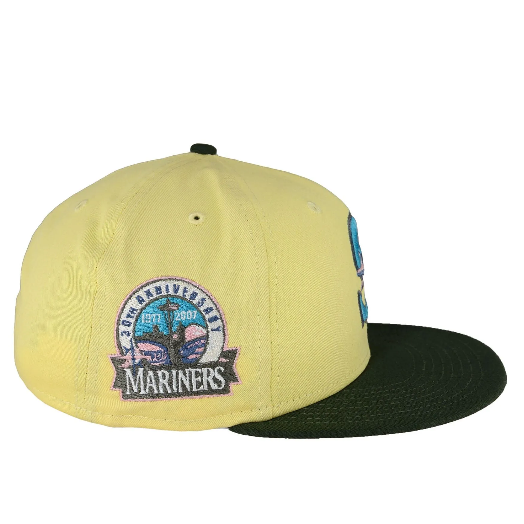 Seattle Mariners Soft Yellow 30th Anniversary New Era 59FIFTY Fitted Hat