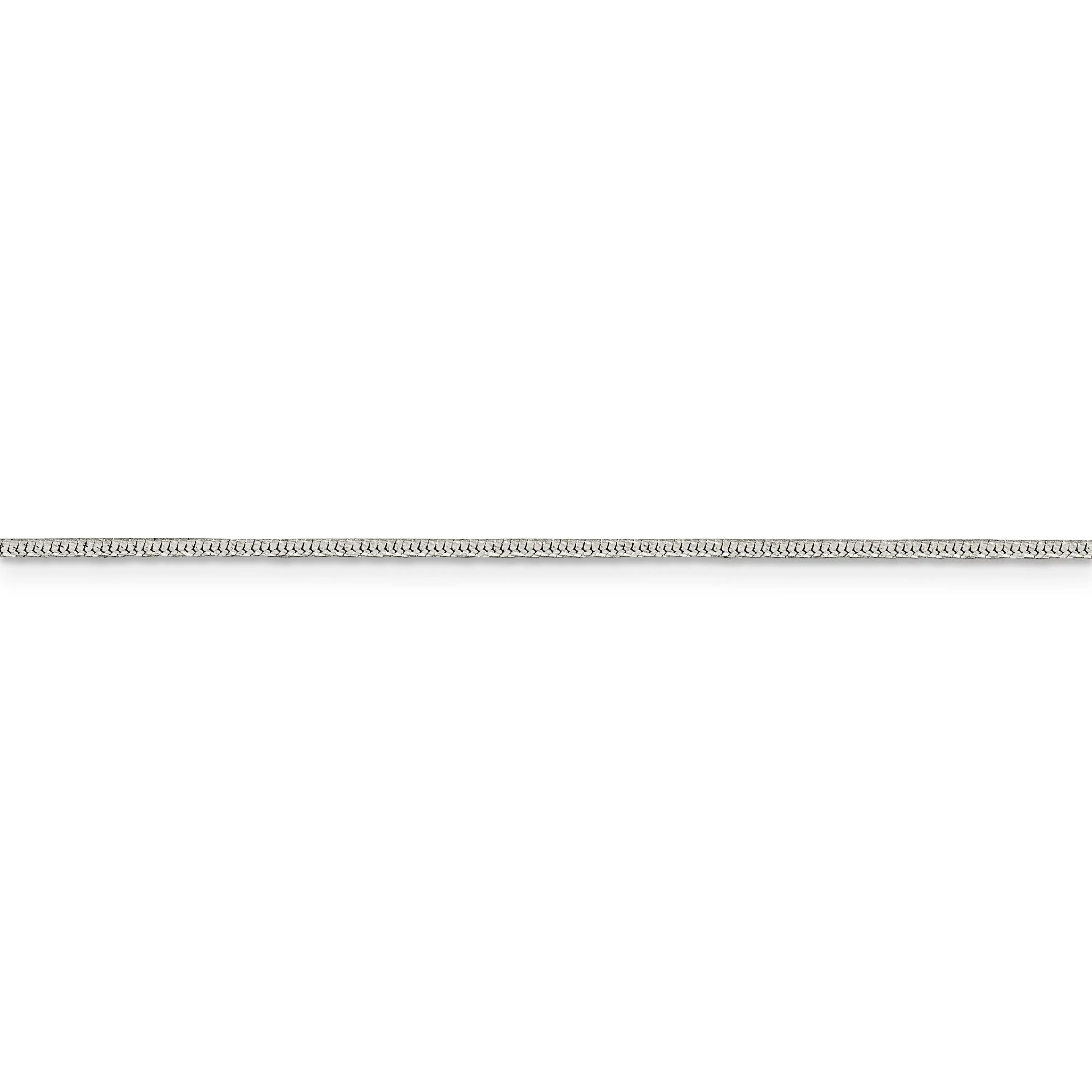 Silver D.C 1.25-mm Round Snake Chain