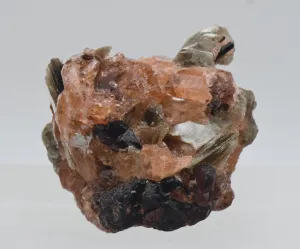 Spessartine Garnet with Muscovite Mineral Specimen - Brazil