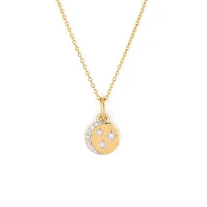 Starry Diamond Sky Mini Coin Necklace