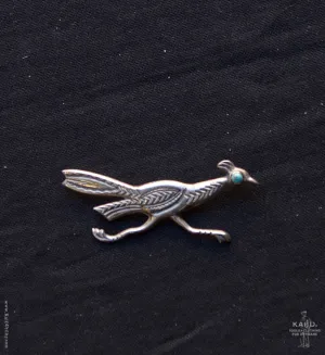 Sterling Silver Brooch - Road Runner Large