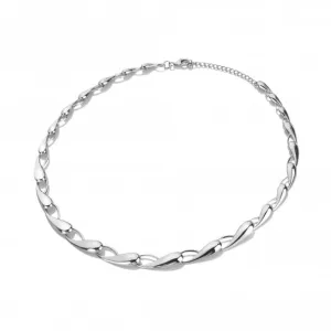 Sterling Silver Tide Statement Necklace DN194