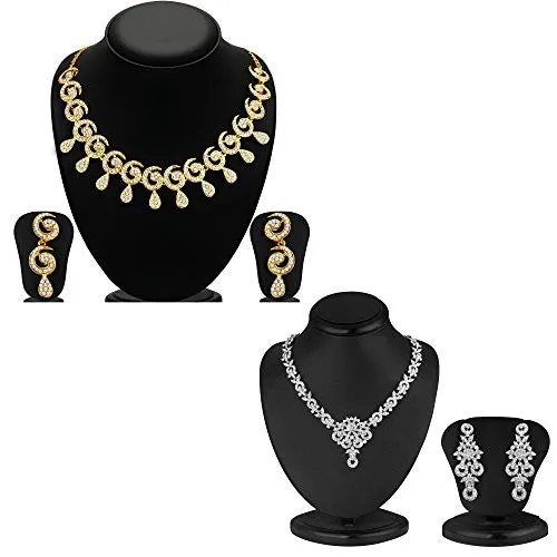 Sukkhi Marvellous 2 Pieces Necklace Set Combo for Women