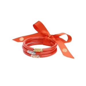 Three Kings Coral Bangles 3 Set