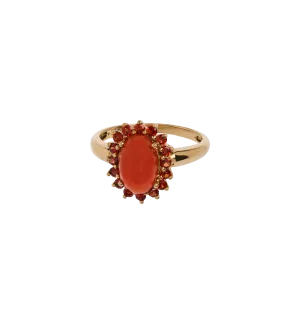 Vintage Carnelian Garnet Ring